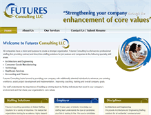 Tablet Screenshot of futuresconsult.com